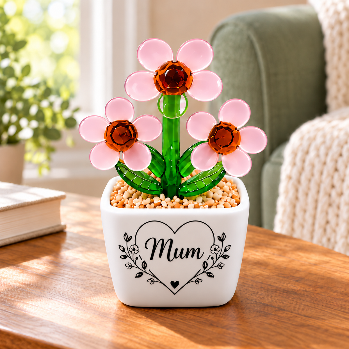 19 · Blush Blossom Trio / Personalised — styled product scene visualisation; sample personalisation where shown.