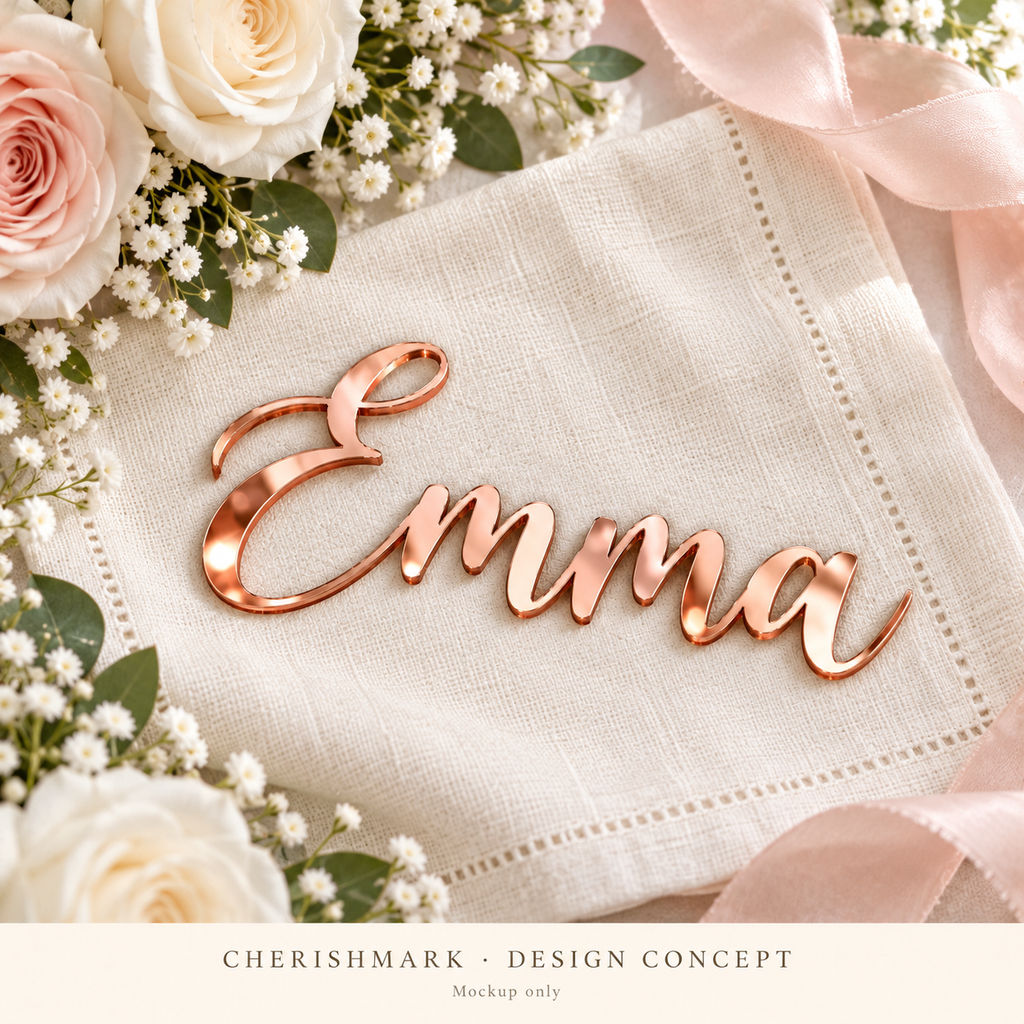 CherishMark cut-name: original AI-generated design concept, not an actual product photograph, manufacturing proof or physical scale reference. Styling props not included.