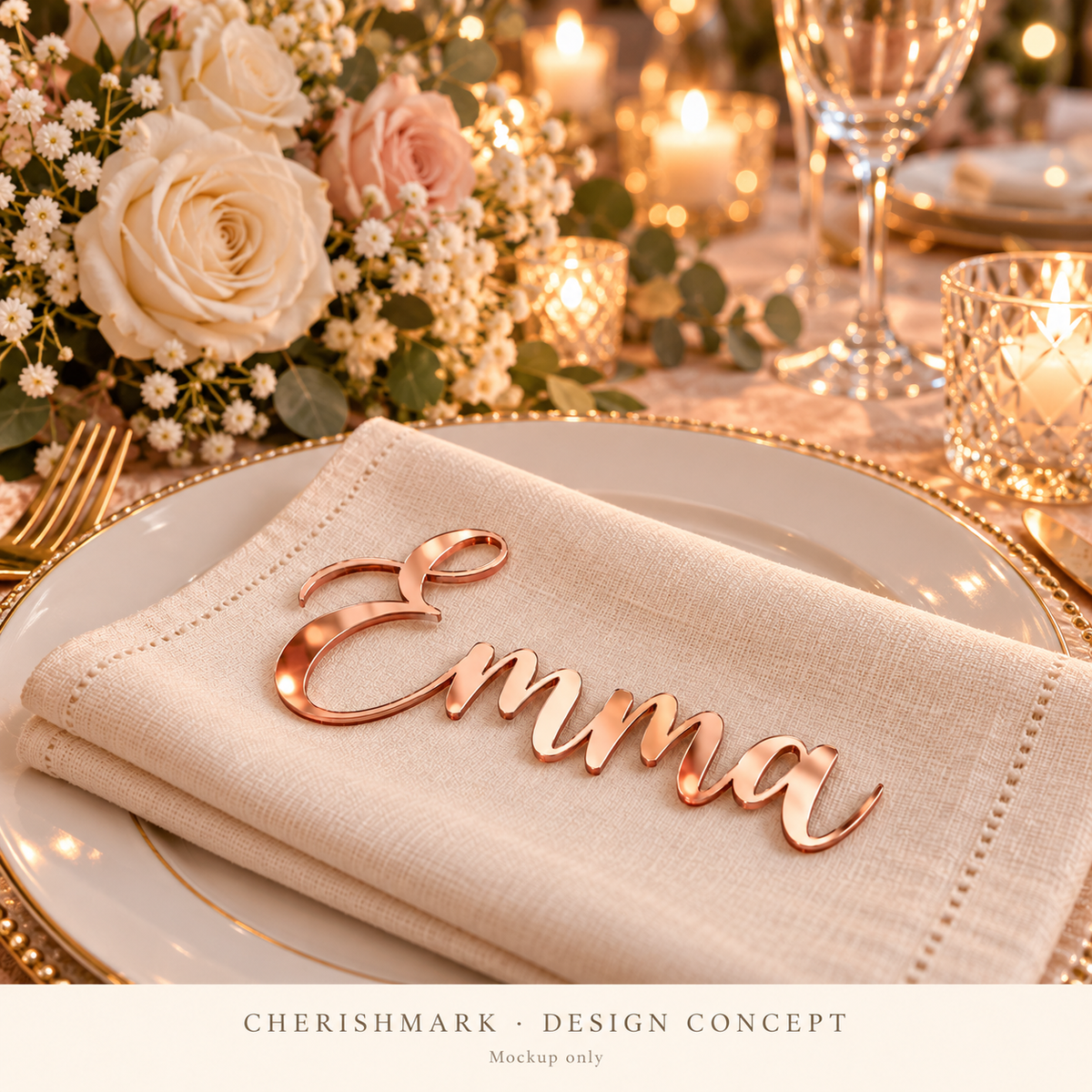 CherishMark cut-name: original AI-generated design concept, not an actual product photograph, manufacturing proof or physical scale reference. Styling props not included.